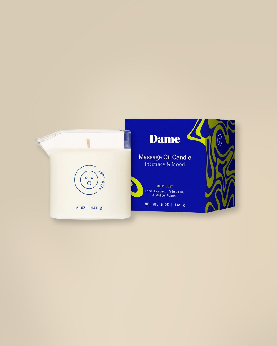 Dame Massage Oil Candle Wild Lust – Oh! Moment