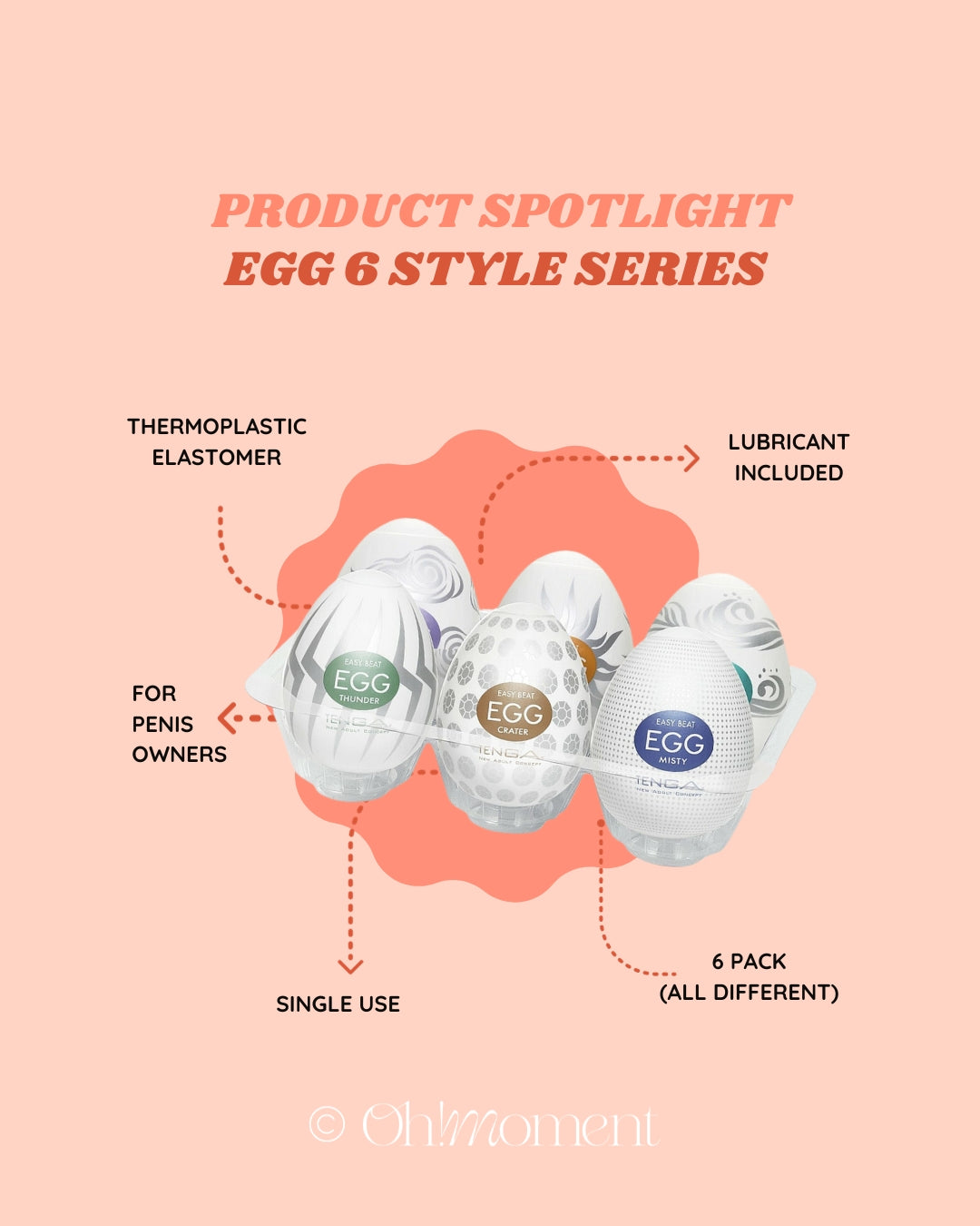 Tenga - Egg 6 Styles Series 3