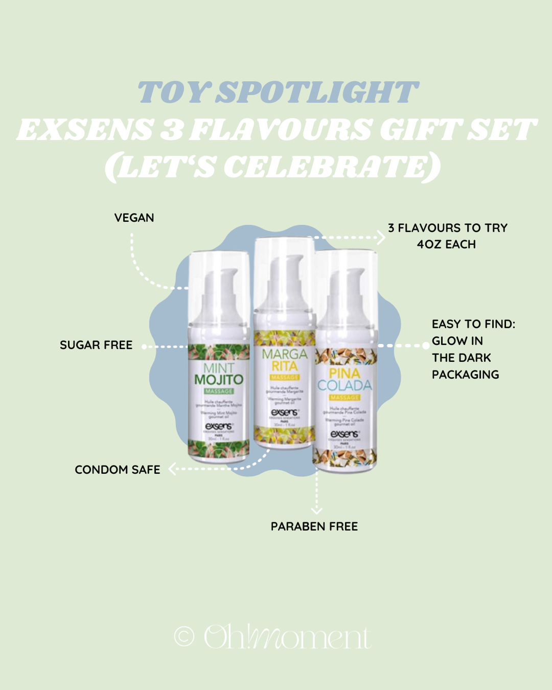 Exsens 3 flavours Gift set (Let's Celebrate!)