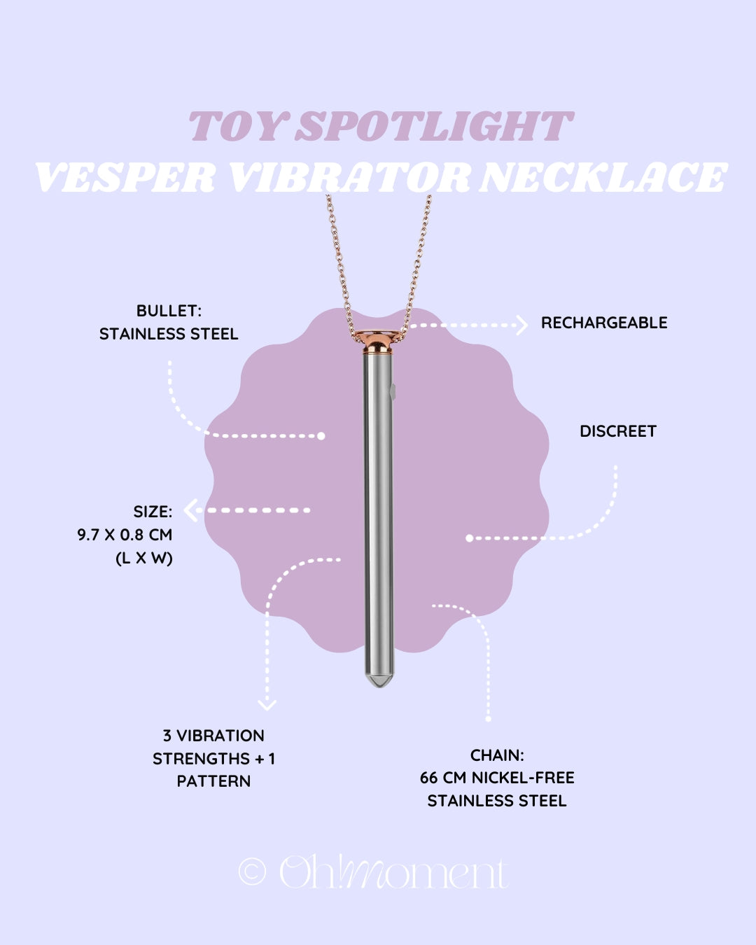Le Wand Vibrator Necklace Oh! Moment Le Wand Vibrator Necklace Oh! Moment