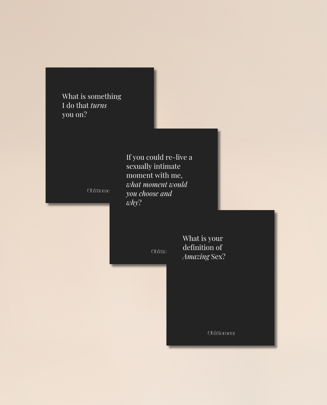 Oh!Moment Couples Connection Cards