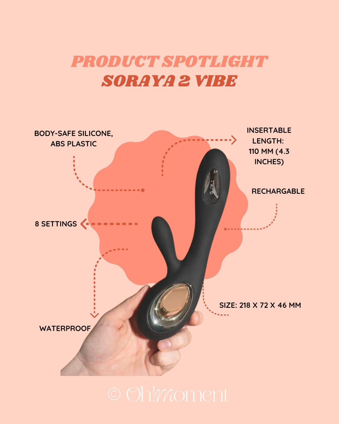 LELO - Soraya Wave vibrator Black