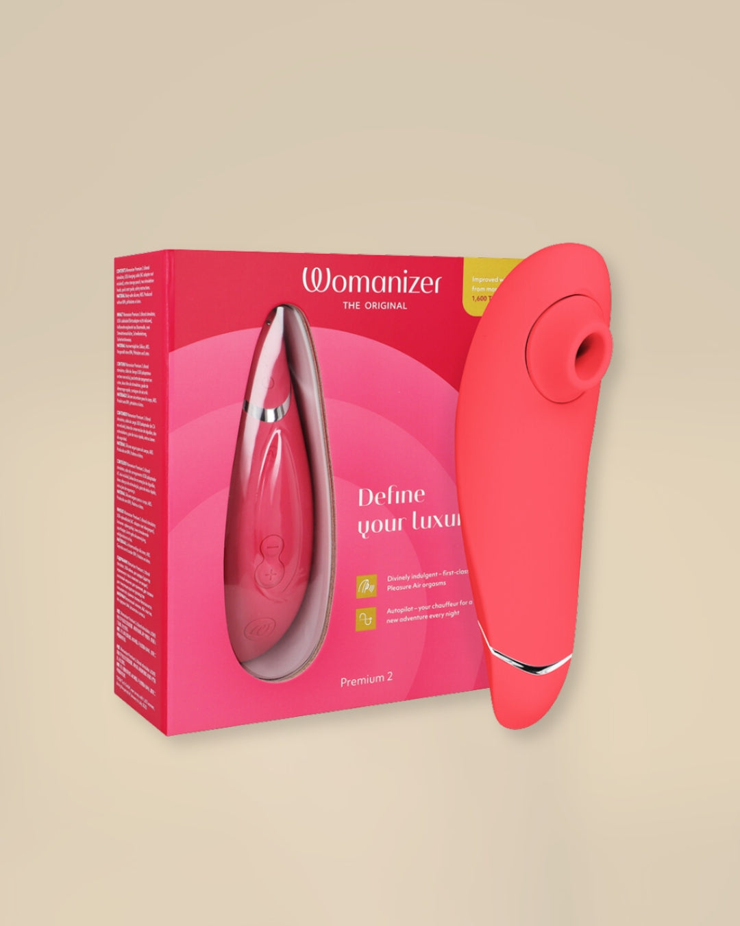 WOMANIZER PREMIUM 2 Clitoral Stimulator Oh! Moment WOMANIZER PREMIUM 2 Clitoral Stimulator Oh! Moment